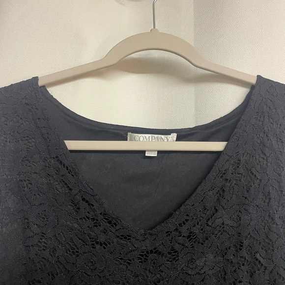 Black Lace Tank Top by Ellen Tracy Company size XXL - Picture 4 of 6